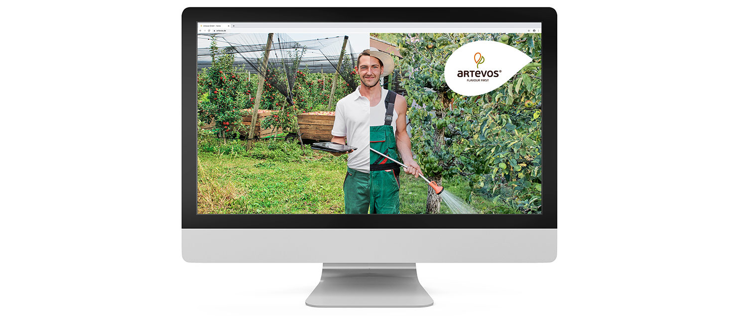 Artevos Startseite neuer Internetauftritt