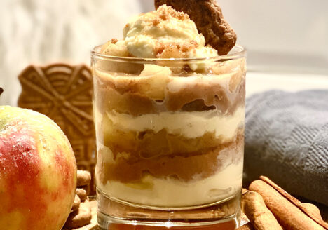 Bratapfel, Tiramisu, Spekulatius, Dessert, Weihnachten, Winter